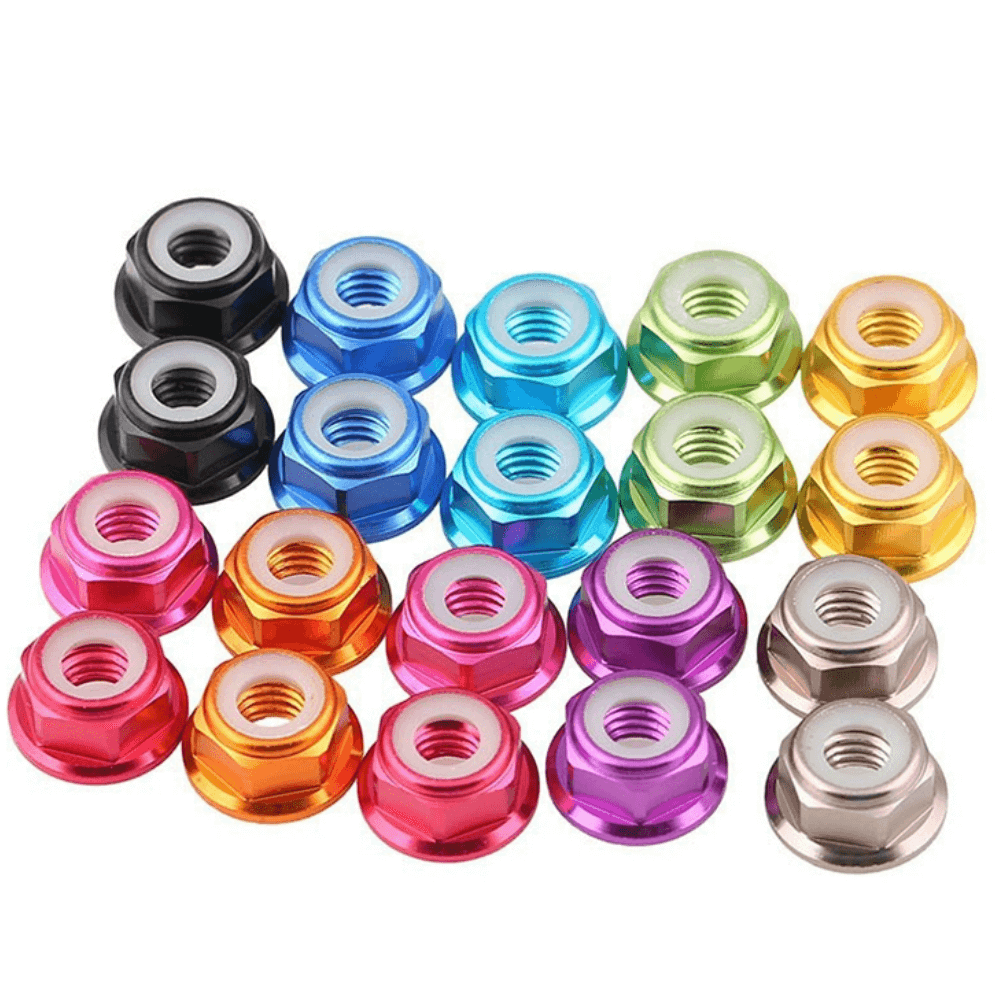 thumbnail image 2 of Stainless Steel Hex Head Screw Kit – M3 M4 M5 With Nyloc Nuts & Washers – 5-Piece Set 2 of 5