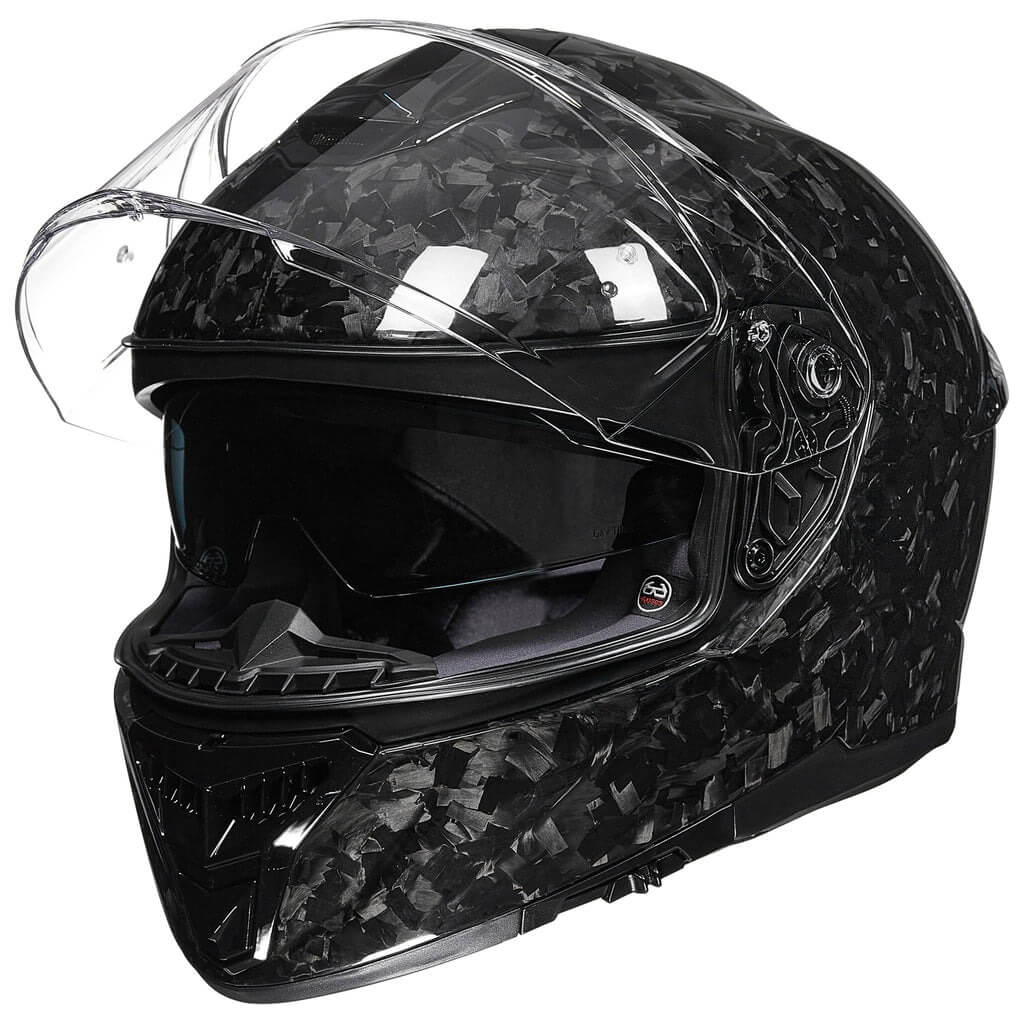 forged carbon fiber helmet